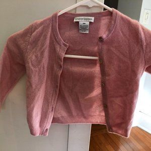 Bergdorf Goodman Pink Cashmere Sweater, 18M